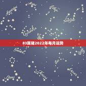 83属猪2022年每月运势，2022年属猪人的全年运势