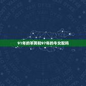 91年的羊男和97年的牛女配吗，男是属羊的91年女是属牛的97年他们合