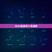 2022生肖马11月运势，生肖马2022 年12月运势