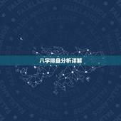 八字排盘分析详解，八字四柱解析
