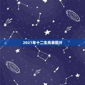 2021年十二生肖表图片，2021年十二生肖对照表