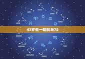 43岁有一劫属马78，属马的人是什么命运