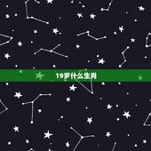 19岁什么生肖，19岁什么生肖2015新年