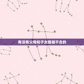 有没有父母和子女属相不合的，孩子的属相和父母的属相有联系吗