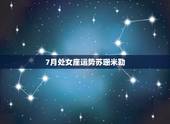 7月处女座运势苏珊米勒，急急急！谁有苏珊米勒2010年7月处女座运