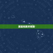 属鼠和属羊婚姻，属鼠的和属羊的人结婚好不好