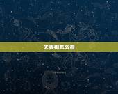 夫妻相怎么看，如何从外表看两个人是否有夫妻相？