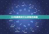 82年属狗女什么时候开始发，1982年属狗什么时候发达财