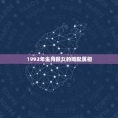 1992年生肖猴女的婚配属相，1992年属猴的最佳配偶