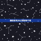微信名字2022更好听个性，2022年微信名最霸气的