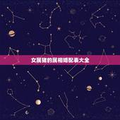 女属猪的属相婚配表大全，属猪的和12生肖配对表
