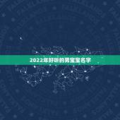 2022年好听的男宝宝名字，2021年好听的男宝宝名字