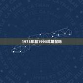 1975年和1993年婚配吗，1975年水兔和1978的火马相配吗？