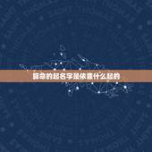 算命的起名字是依靠什么起的，孩子的名字有必要用算命的给起吗？