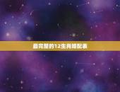 最完整的12生肖婚配表，十二生肖的更佳婚配表