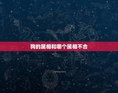 狗的属相和哪个属相不合，属狗的不能和什么属相在一起