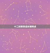 十二时辰命运长相特点，各时辰出生的脸型长相