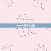 2006年属羊的运势，属羊的人2017年运程