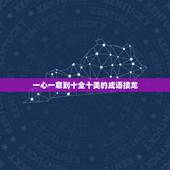 一心一意到十全十美的成语接龙，一心一意成语接龙