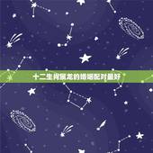 十二生肖属龙的婚姻配对最好，请问结婚属龙的跟什么属相相配相克