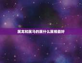 属龙和属马的属什么属相最好，爸爸属龙，妈妈属马，生个什么属相的宝宝好呢