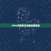 1992年猴男月份最佳婚配表，68年属猴男的婚配属什么的最好求大神帮助