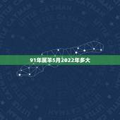 91年属羊5月2022年多大，91年属羊人2022年运势如何
