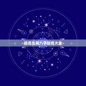 起名生辰八字起名大全，生辰八字起名
