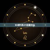 93年1月21日属什么，1993年阴历1月21日属于什麽星座