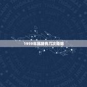 1959年属猪有几次婚姻，属猪的婚姻