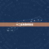 十二生肖顺序排名，十二生肖顺序顺口溜拼音