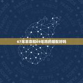 67年羊命和69年鸡的婚配好吗，67年女属羊69年男属鸡姻缘相配吗