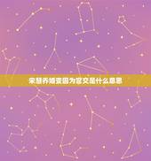 宋慧乔婚变因为宫交是什么意思，宋慧乔真实的离婚原因到底是什么？