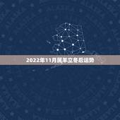 2022年11月属羊立冬后运势，属羊人2022 年每月运势