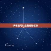 从哪里可以查到结婚信息，在哪能查到自己的结婚信息