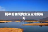 属牛的和属狗生宝宝啥属相好，属狗与什么属相相克