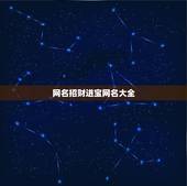 网名招财进宝网名大全，招财微信名字+昵称