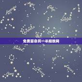 免费算命另一半相貌网，有个算命的大师告诉我他可以帮我算到未来另一半的经