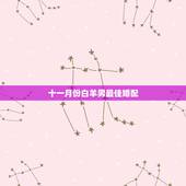 十一月份白羊男最佳婚配，白羊座最佳配对
