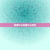属相什么和属什么的好，属相属什么好