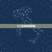 十二生肖的顺序表，有谁知道十二地支.和十二生肖的顺序排列