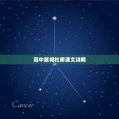 高中属相杜甫课文讲解，如何解析杜甫的《蜀相》一诗？