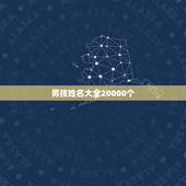 男孩姓名大全20000个 男孩名字大全
