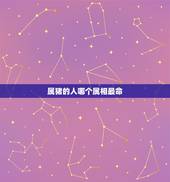 属猪的人哪个属相最命，属猪的和什么属相最配