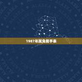 1987年属兔戴手表，1987年属兔的适合养什么