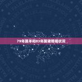 79年属羊和83年属猪婚姻状况，1979的羊和1983的猪相克吗
