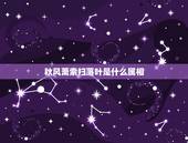 秋风萧索扫落叶是什么属相，秋风萧索扫落叶猜一生肖