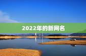 2022年的新网名，2022年更流行的网名