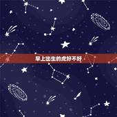 早上出生的虎好不好，各时辰属虎人性格