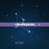 八字木多的是富贵命，生辰八字木多